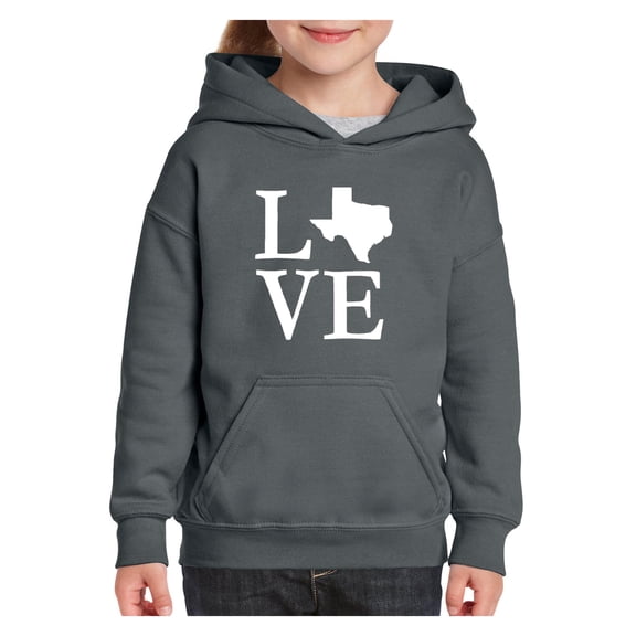 Big Girls Hoodies and Sweatshirts - Texas Flag