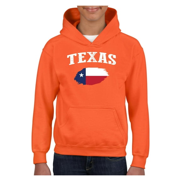 Big Girls Hoodies and Sweatshirts - Texas Flag