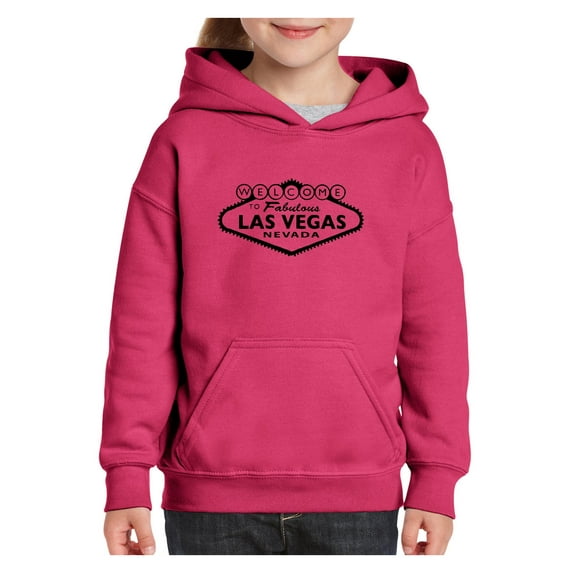 Big Girls Hoodies and Sweatshirts - Welcome to Las Vegas Nevada