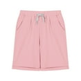 thumbnail image 1 of Big Girls Long Shorts Girls Bermuda Shorts Casual High Elastic Waisted Short Pants Drawstring Loose Pockets Sweat Shorts Summer, 1 of 7