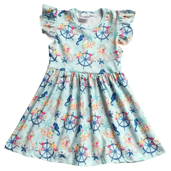 Big Girls' Lovely Under the Sea Starfish Birthday Party Flower Girl Dress Mint 8 XXXL (P501449P)
