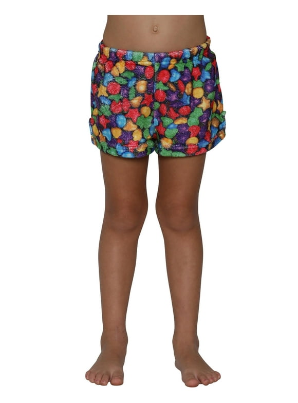 Big Girls Pajama Shorts Female 2T-7, Candy, Size: 6, Up Past 8