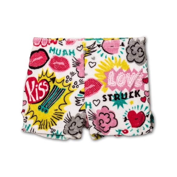 Big Girls Pajama Shorts Female 2T-7, XOX, Size: 7, Up Past 8