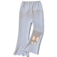 thumbnail image 1 of Big Girls Pants Stretchy Soft Casual Trousers Kids Clothes Size 9-10T, 1 of 3
