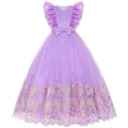 thumbnail image 1 of Big Girls Princess Bridesmaid Dress Wedding Long Ball Gown Pageant Evening Dress, 1 of 6