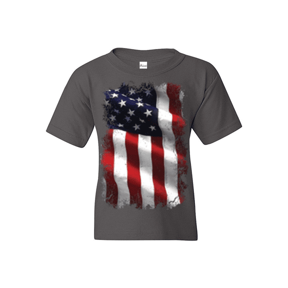 Big Girls T-Shirts and Tank Tops - American Flag 4th of July