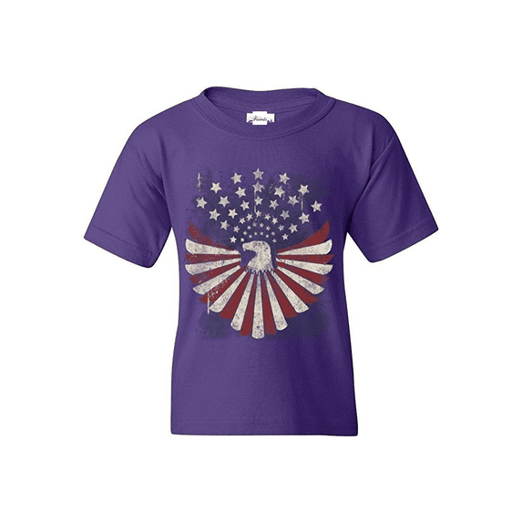 Big Girls T-Shirts and Tank Tops - American Flag 4th of July