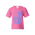thumbnail image 1 of Big Girls T-Shirts and Tank Tops - Autism Flag, 1 of 5
