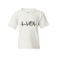 thumbnail image 1 of IWPF - Big Girls T-Shirts and Tank Tops - Basketball Heartbeat, 1 of 5