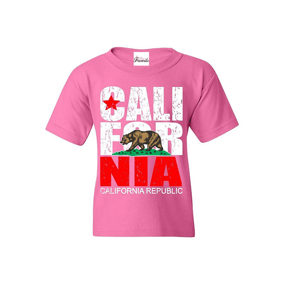 Big Girls T-Shirts and Tank Tops - California Cali