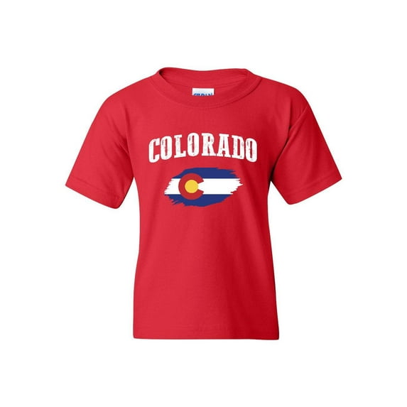 Big Girls T-Shirts and Tank Tops - Colorado Flag