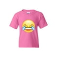 thumbnail image 1 of Big Girls T-Shirts and Tank Tops - Emoji Laughing Tears, 1 of 5