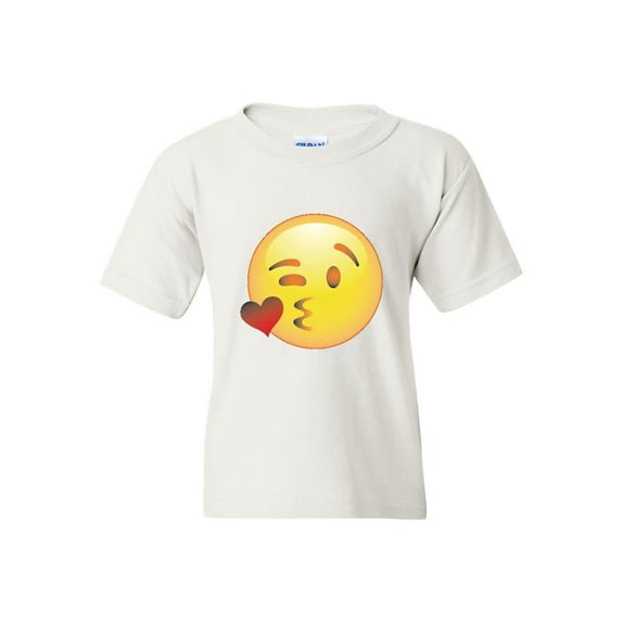 Big Girls T-Shirts and Tank Tops - Emoji Winky Face