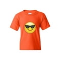 thumbnail image 1 of Big Girls T-Shirts and Tank Tops - Emoji with Sunglasses, 1 of 5