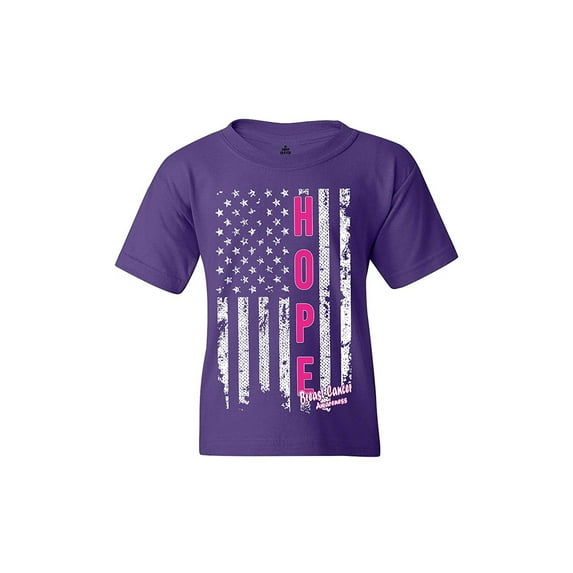 Big Girls T-Shirts and Tank Tops - Hope American Flag
