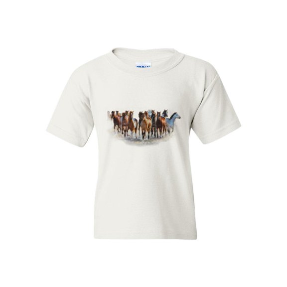 Big Girls T-Shirts and Tank Tops - Horses Herd