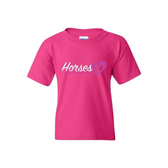 Big Girls T-Shirts and Tank Tops - Horses Where My Heart Is