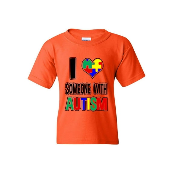 Big Girls T-Shirts and Tank Tops - I Love Someone With Autism