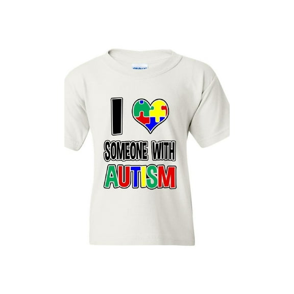 Big Girls T-Shirts and Tank Tops - I Love Someone With Autism