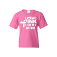 thumbnail image 1 of Big Girls T-Shirts and Tank Tops - I Wear Pink For My Mom, 1 of 5