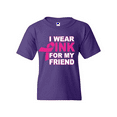 thumbnail image 1 of Big Girls T-Shirts and Tank Tops - I Wear Pink for My Friend, 1 of 5
