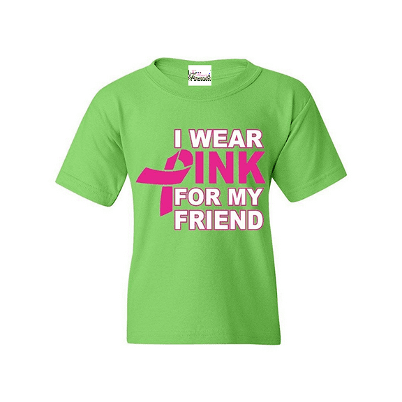 Big Girls T-Shirts and Tank Tops - I Wear Pink for My Friend