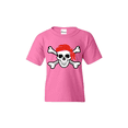 thumbnail image 1 of Big Girls T-Shirts and Tank Tops - Jolly Roger Skull & Crossbones, 1 of 5