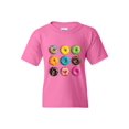 thumbnail image 1 of IWPF - Big Girls T-Shirts and Tank Tops - Love Food Donuts Doughnuts, 1 of 5