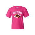 thumbnail image 1 of Big Girls T-Shirts and Tank Tops - Maryland Flag, 1 of 5