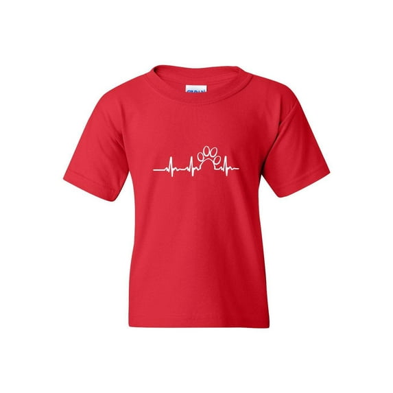 Big Girls T-Shirts and Tank Tops - Paw Heartbeat
