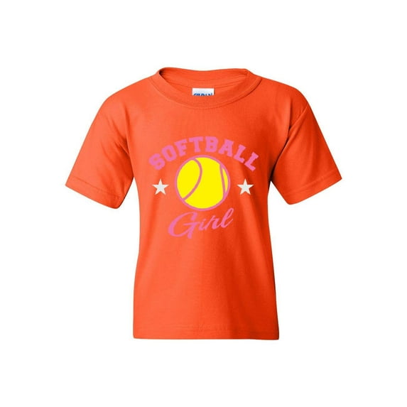 Big Girls T-Shirts and Tank Tops - Softball Girl