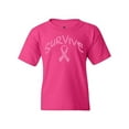 thumbnail image 1 of Big Girls T-Shirts and Tank Tops - Survive Pink Ribbon, 1 of 5