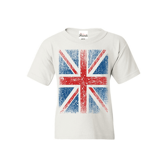 Big Girls T-Shirts and Tank Tops - Union Jack British Flag