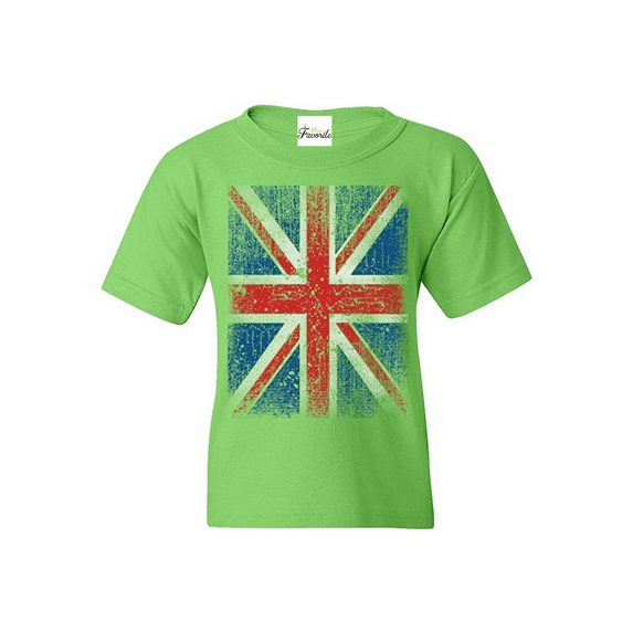 Big Girls T-Shirts and Tank Tops - Union Jack British Flag