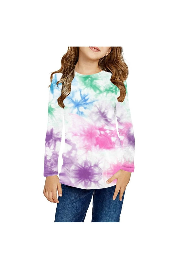 Big Girls Tops Size 14-16 Long Sleeve Hoodiess Sweatshirts Size School Uniform Pullover V Neck Sweater Cotton T-Shirts Long Sleeve Tunic Tops Blouses Graphic Tees 10-12