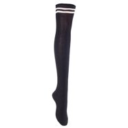 Women's Knee High Cotton Socks, 5 Pairs Pack From Henny Rue. Multicolor, One Size, Machine Washable. Clearance Sale!