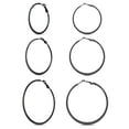 thumbnail image 1 of Ydou Big Gold Hoop Earrings for Women, 3 Pairs, 40/50/60MM, 14K Gold Plated, 1 of 9