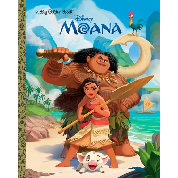 Big Golden Book Moana Big Golden Book, (Hardcover)