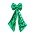 thumbnail image 1 of Big Green Bows Christmas Tree Topper Bows 40*16in Large Satin Bow for Hoom Wall Backdrop Room Decorations for Wedding Birthday Party, 1 of 9