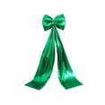 thumbnail image 1 of Big Green Bows Christmas Tree Topper Bows 82*23in Giant Large Satin Bow for Hoom Wall Backdrop Room Decorations for Wedding Birthday Party, 1 of 9