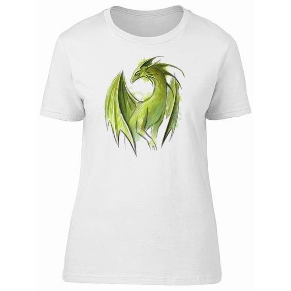 Big Green Dragon T-Shirt Men -Image by Shutterstock, Male x-Large