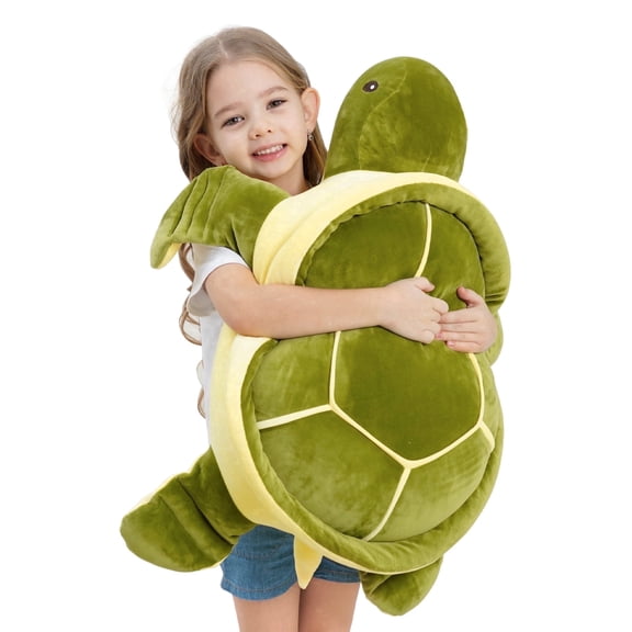 Tianmihou 28" Giant Sea Turtle Stuffed Animal, Large Plushie Pillow Gift for Kids
