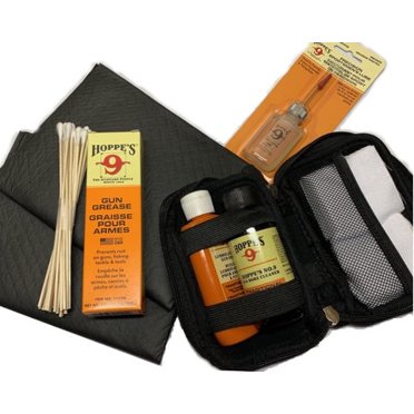 MaximalPower Gun Cleaning Kit – Travel Pouch, 10 Pieces, .223/5.56mm, .22LR, .22 Cal, Pistol
