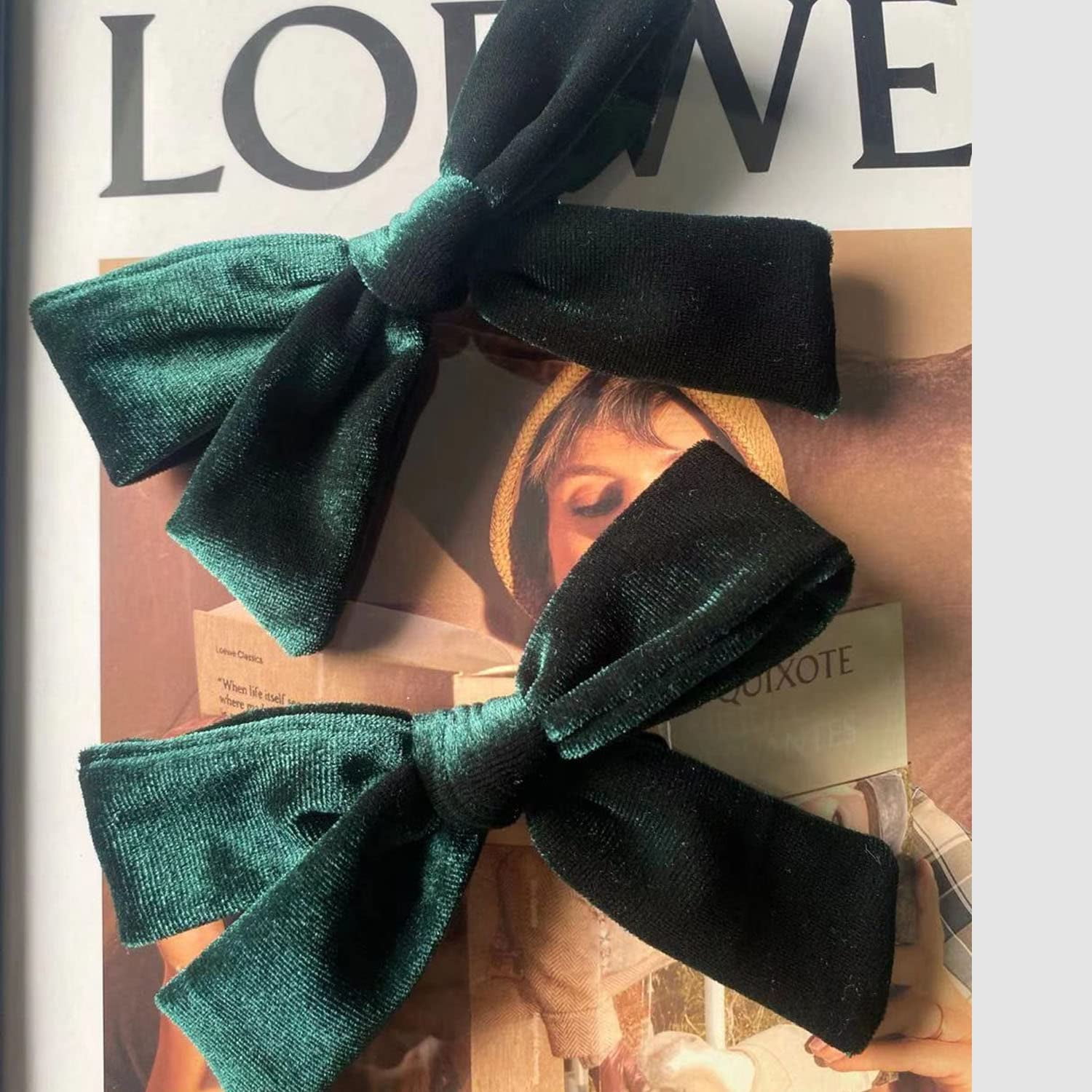 Velvet Hair Bow Velvet Hair Bow