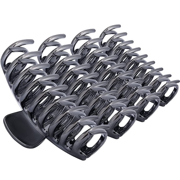 Big Hair Claw Clips for Women Large Claw Clip for Thin Thick Curly Hair 90's Strong Hold 4.33 Inch Nonslip Matte Hair Clips (4 Pcs)