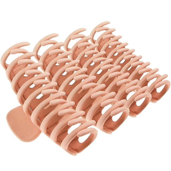 Big Hair Claw Clips for Women Large Claw Clip for Thin Thick Curly Hair 90's Strong Hold 4.33 Inch Nonslip Matte Hair Clips (4 Pcs)