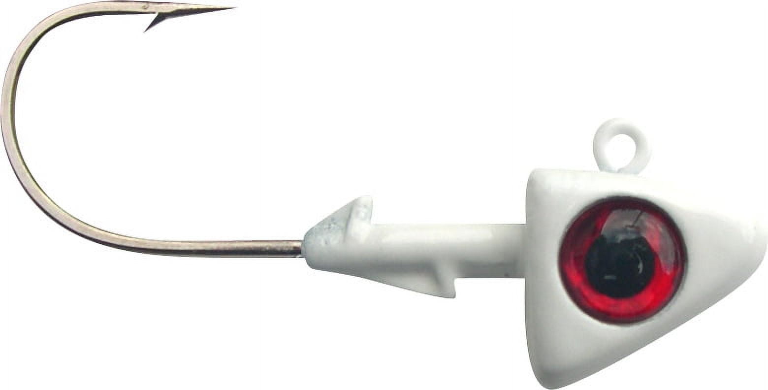 Big Hammer Hammer Heads, 1/2oz, 4/0 Hook, White