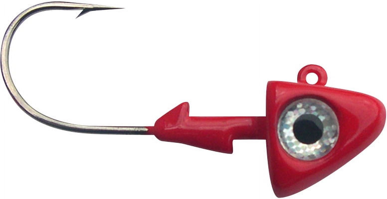 Big Hammer Sunrize 1/4 oz. 2/0 Jig Head Red, Jig Heads