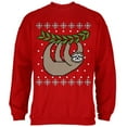 thumbnail image 1 of Big Hanging Sloth Mens Sweatshirt, 1 of 1