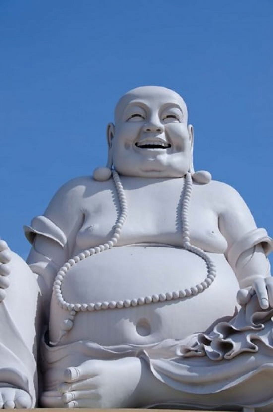 Big Happy Buddha statue My Tho Vietnam Canvas Art - Cindy Miller Hopkins DanitaDelimont (24 x 36)